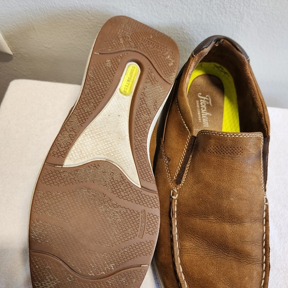 Florsheim Brown Leather Moccasin Style Casual Loafers- Size 11 - Picture 9 of 9